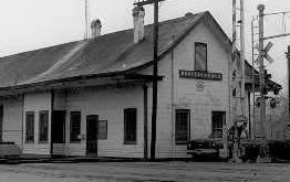 old picture of train depot